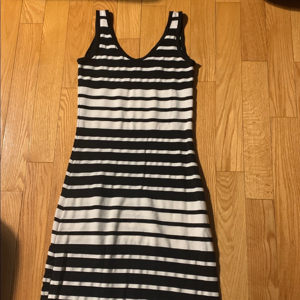 Dynamite striped maxi dress